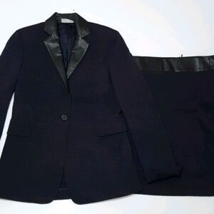 Akris Punto Blended Wool Sports Coat and Skirt